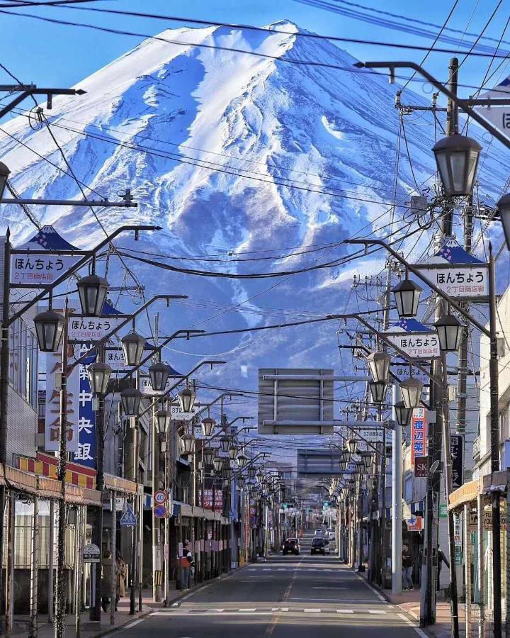 安野月江苑 Anno Gekkouen Fuji Villa Fujiyoshida Exterior foto